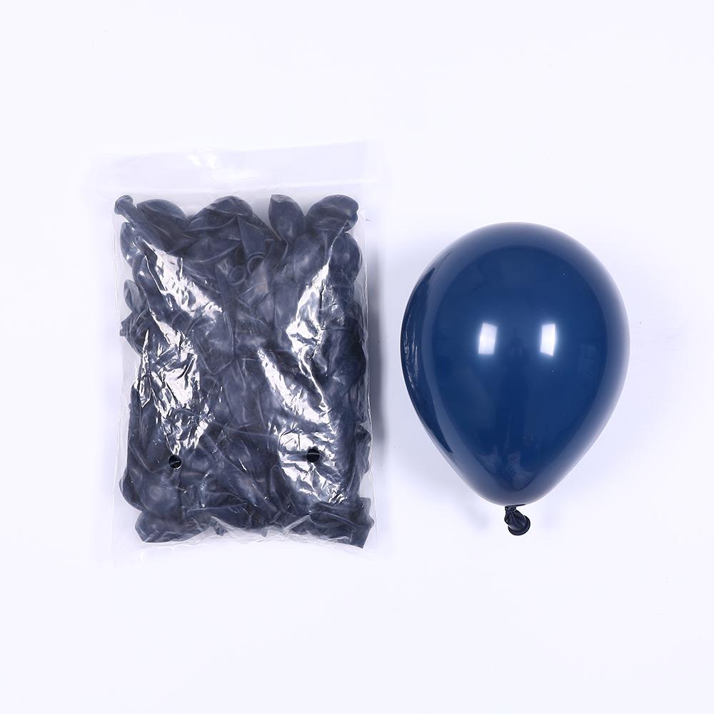 Воздушные шары 10шт темно синего цвета глянцевые из латекса
