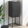 VidaXL Высокий буфет черный 36x39x107 см сталь, буфет, шкаф, боковой шкаф, шкаф, шкаф для хранения, высокий шкаф, 846530