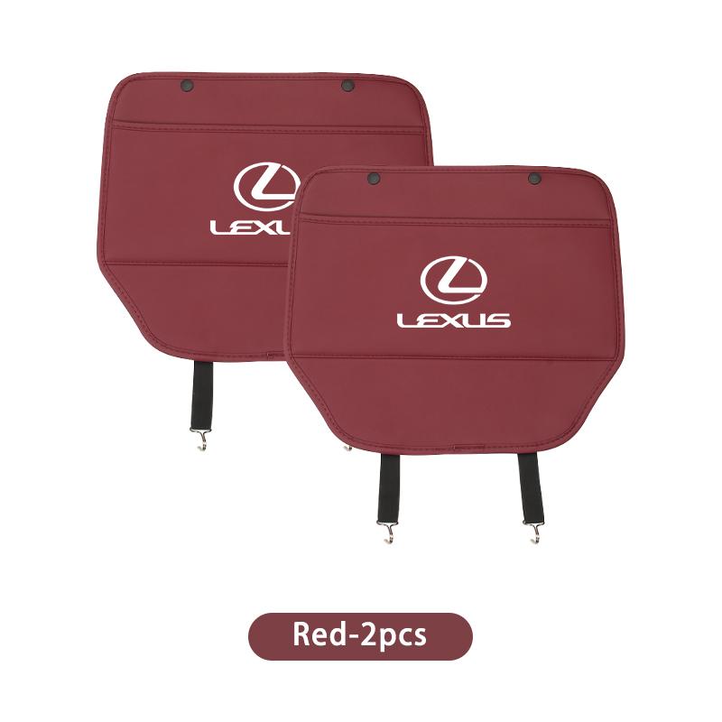 Автомобильные накладки от пинков Кожаный чехол-защита спинки сиденья Автоаксессуары для Lexus CT ES GS IS250 CT200h IS300h ES300h RX400h NX300h