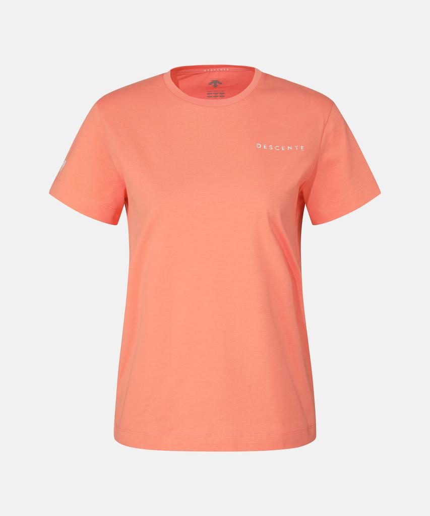 DESCENTE Women'S Graphic Cooling Short Sleeve T-Shirt Orange Sr122Pts31