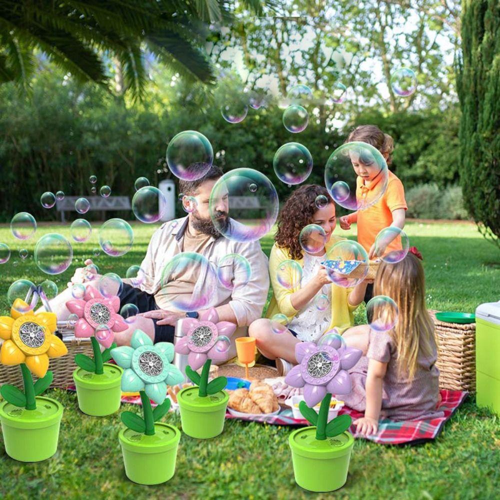 Машины для создания пузырей в форме роз и подсолнухов Вертикальная машина для создания пузырей Свадьба Рождество Вечеринка