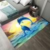 Большой ковер с 3D китами и дельфинами, ковер для спальни, Alfombra, детские коврики для дома, мягкий напольный ковер для гостиной, большой ковер