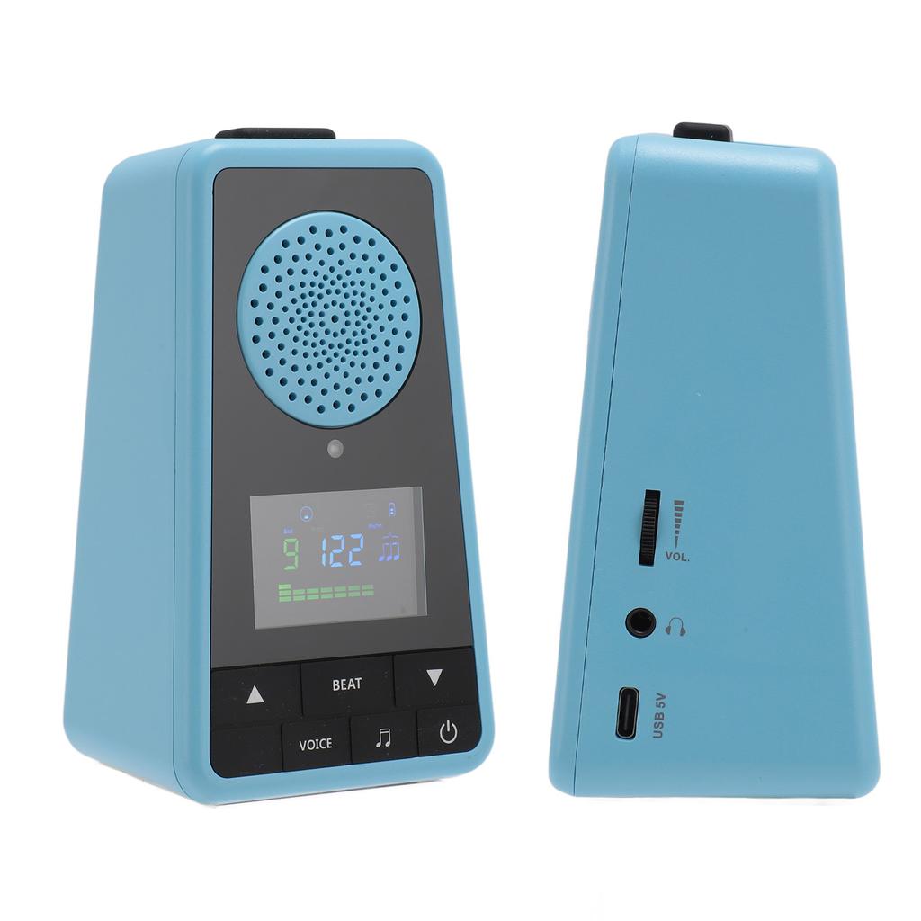 AM 718 перезаряжаемый электронный цифровой метроном 2 в 1 аккумулятор 1300 мАч 30 до 260 ударов в минуту Bluetooth Speak