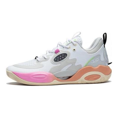 Кроссовки для баскетбола Li Ning Wade Allday с нескользящей износостойкой дышащей подошвой, мужские кроссовки белого и серого цвета ABPT007-6