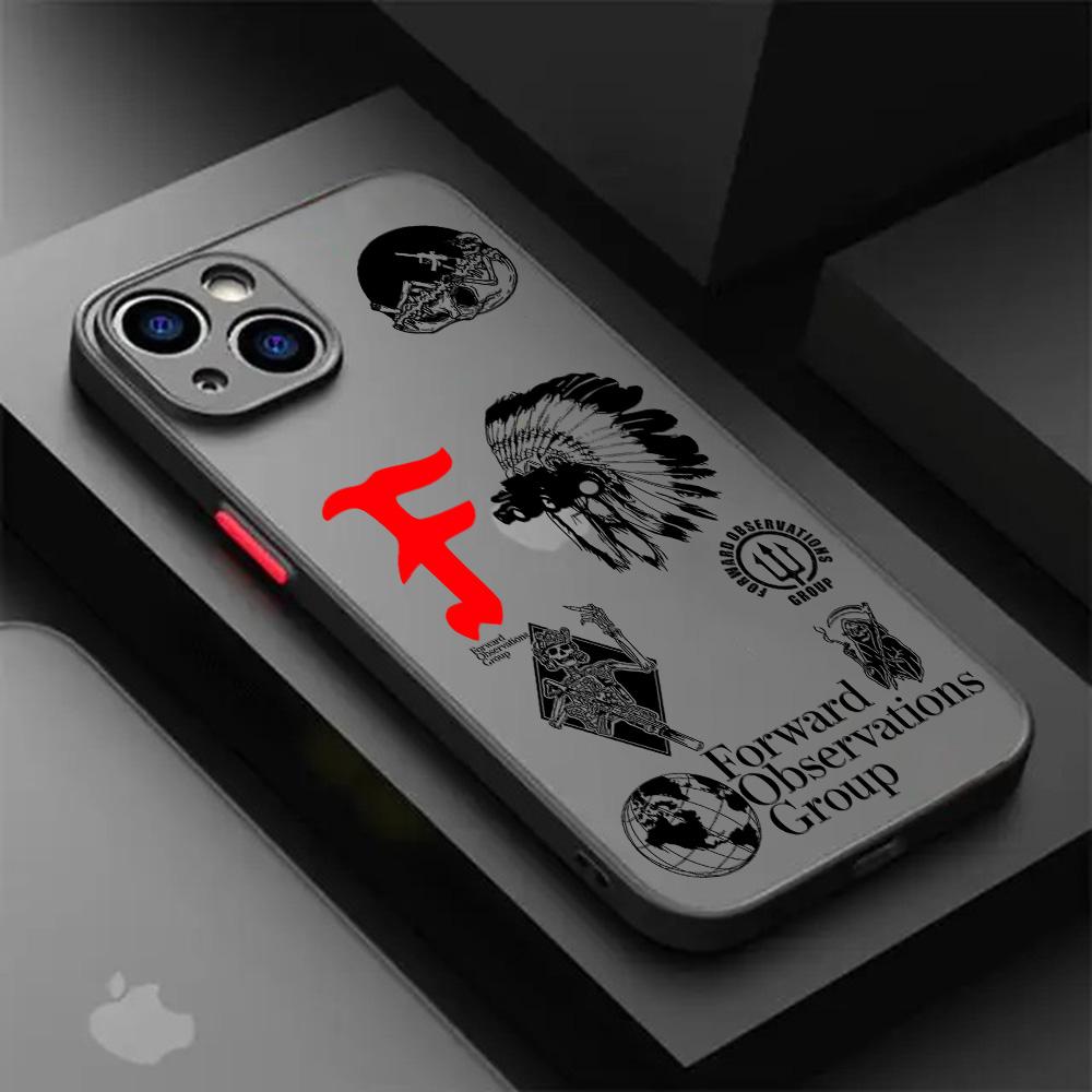 Чехол для телефона Forward Observations Group для iPhone 17 Air 16 e 15 14 13 12 11 Pro Max Plus Mini SE 2020 2022 Прозрачная задняя крышка