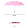 Lightweight Automatic Umbrella 3-Folding Compact Umbrella Travel Umbrella  for Men and Women