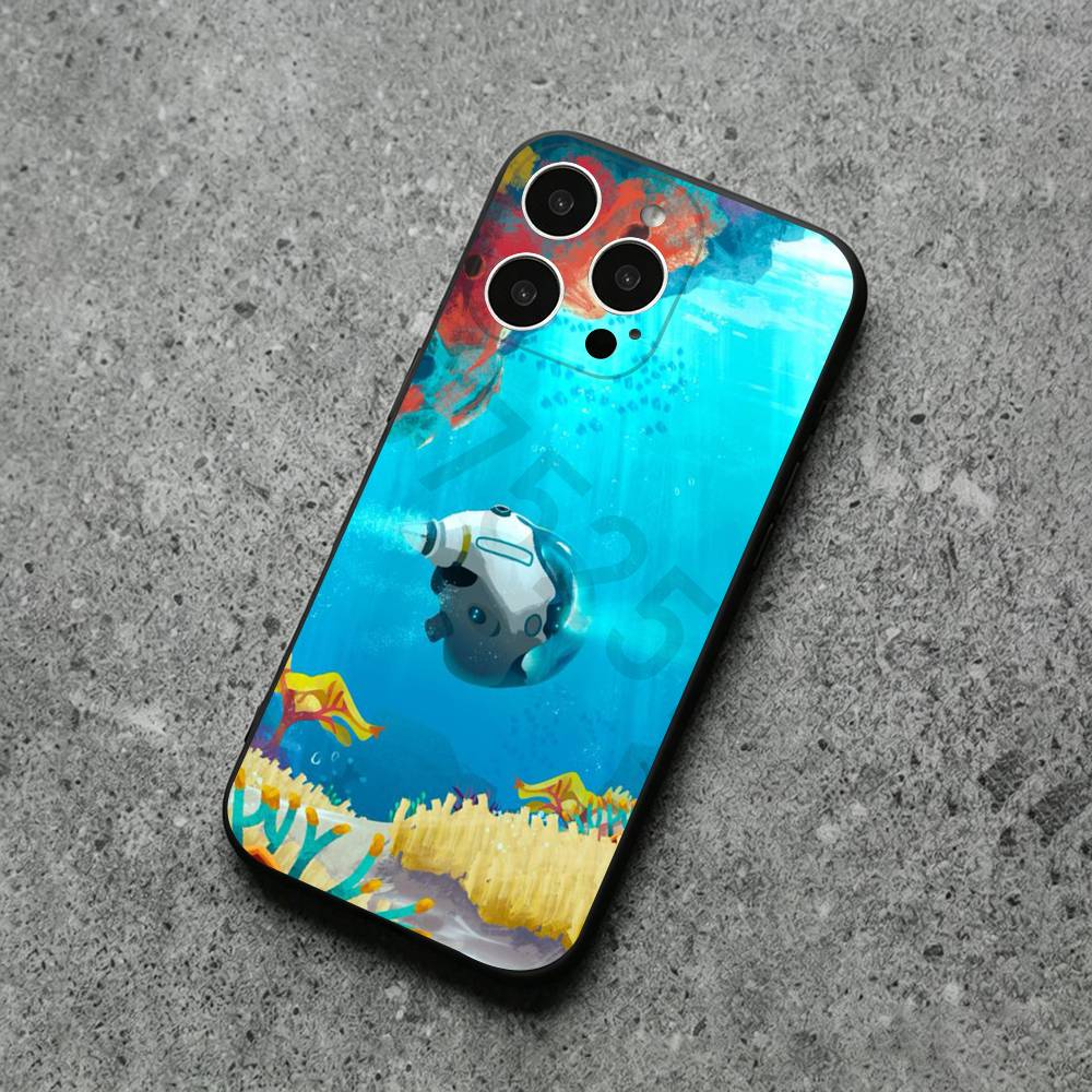 Чехол для телефона S-subnautica 2 для iPhone 17 Air 16 14 15 11 12 13 Pro Max 7 6 15 16 Plus 16E Ударопрочный чехол