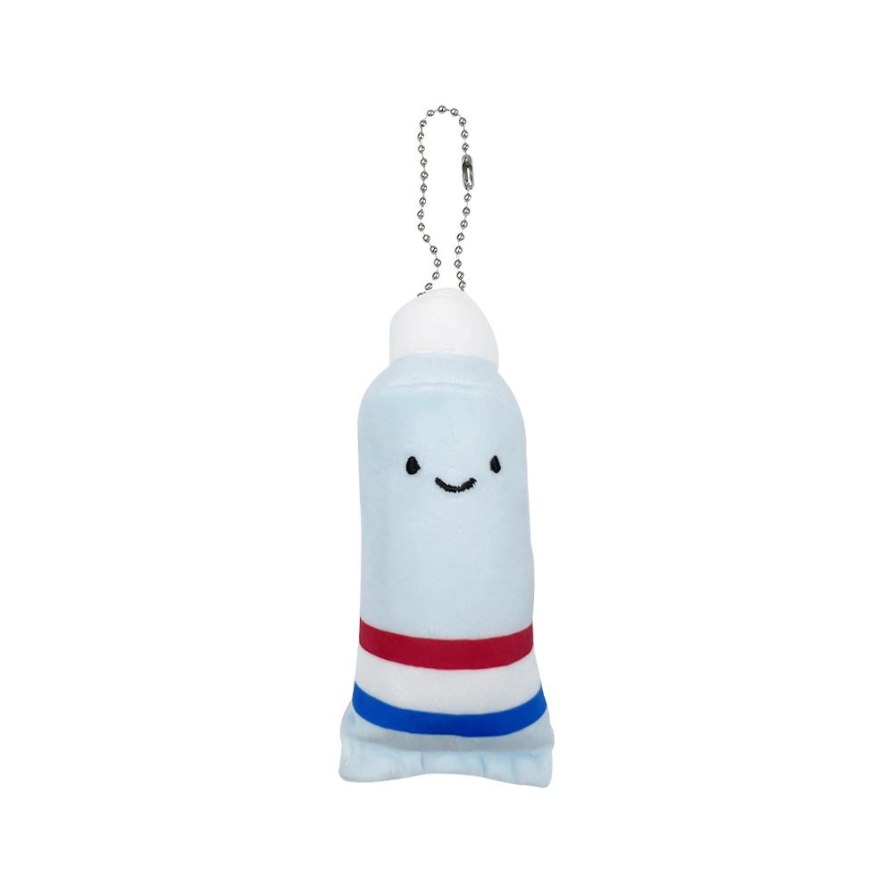 Cute Soft Teeth Plush Keychain Cartoon Plush Stuffed Care for Teeth Pendant Toothbrush Care for Teeth Unisex