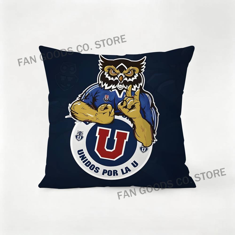 CChile University Logo Cushion For Bedroom Car Coffee Shop Room and Living Room Sofa Decorative Pillow Cover Case