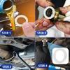 M6-M16 Oil Pan Drain Plug Aluminum Gasket Kit High-Temperature Resistant Sealing Washers Oil Drain Bolts Leak-Proof Crush Washer