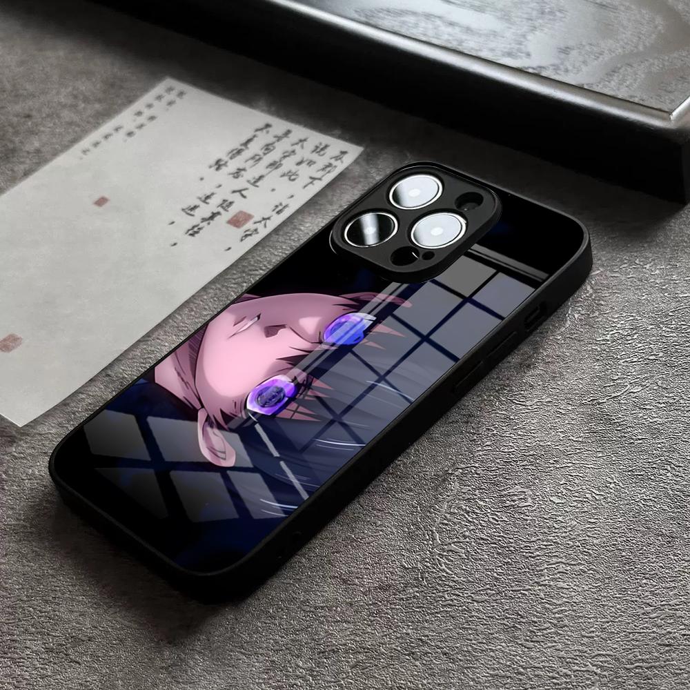 Чехол для телефона с аниме Blue Lock Для iPhone 16 Pro Max 15 Plus 14 Pro 12 11 13 Mini X XR XS Max 8 7 Plus SE Стеклянная крышка