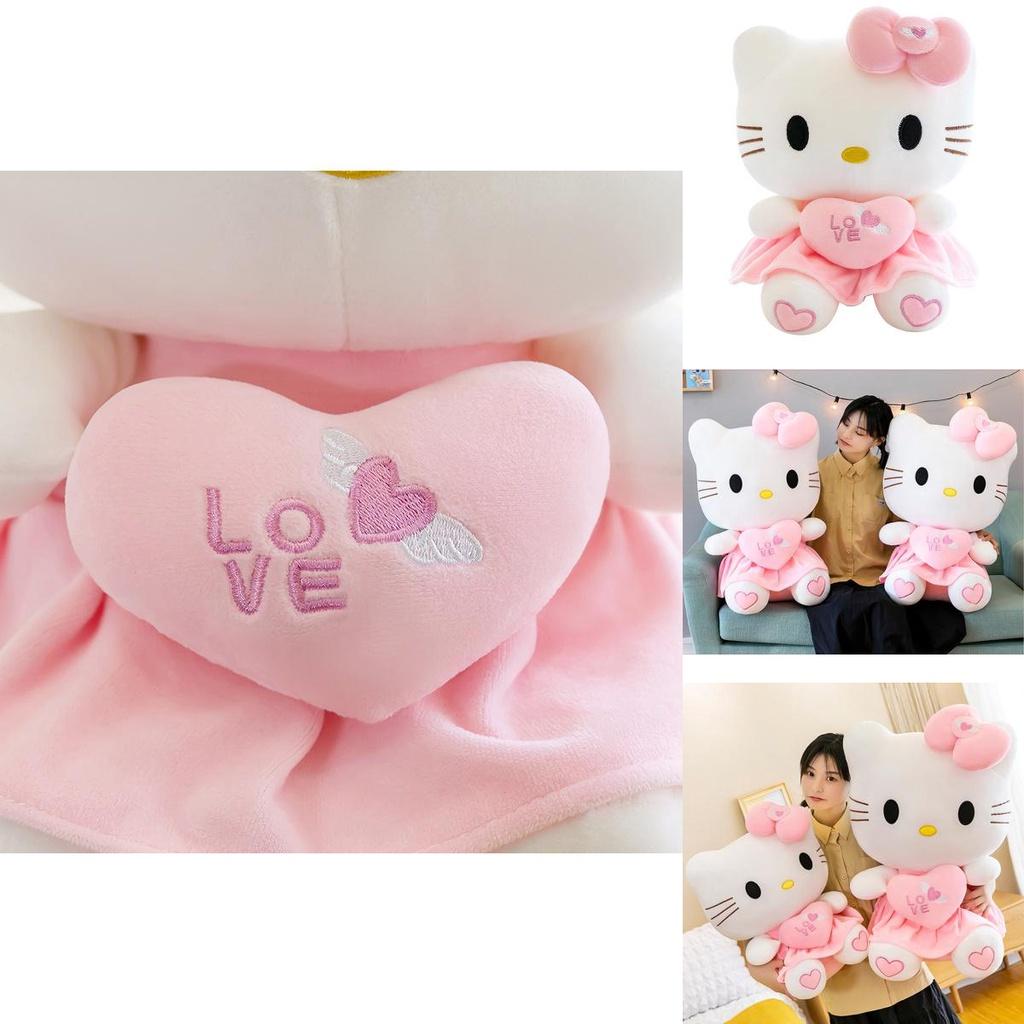 Cute Soft Hello Kitty Plush Toy W/ Cotton Filling 55/40/30 Cm
