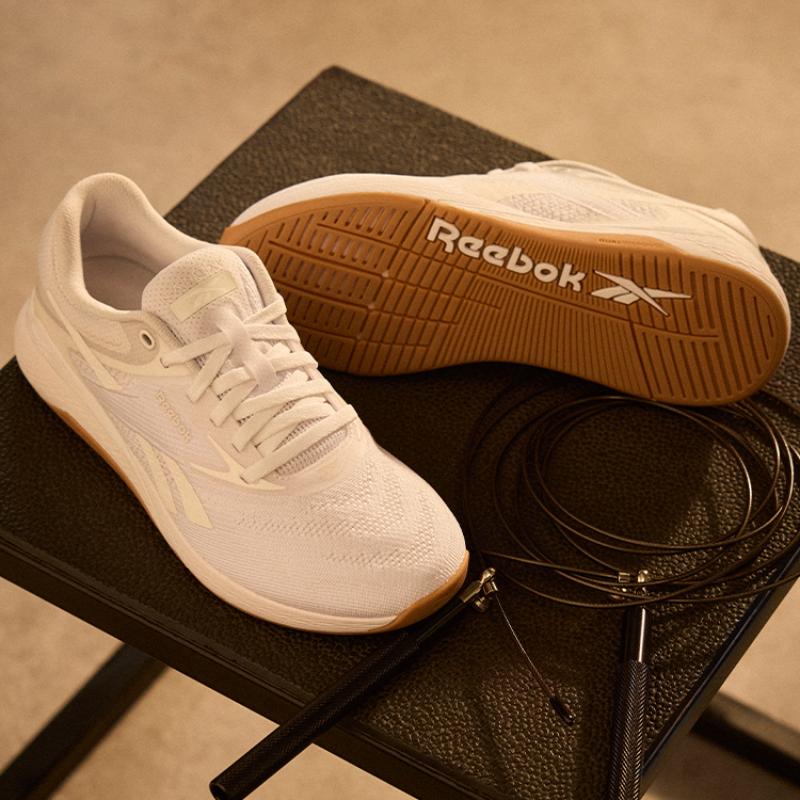 Reebok Женские кроссовки Nano X5 'Белые Едва Серые Резиновые' 100238430