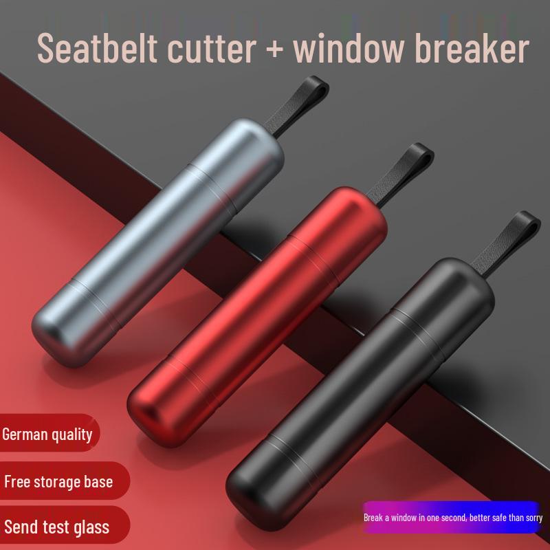 Emergency Car Escape Hammer & Window Breaker with Seatbelt Cutter – Multi-functional Safety Tool
