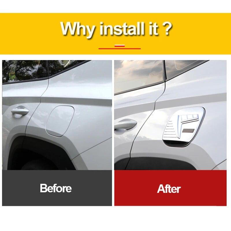 Для Hyundai Tucson NX4 2022 2023 2024 Hybrid N Line ABS из углеродного волокна, крышка топливного бака автомобиля, масляная крышка, наклейка, аксессуары