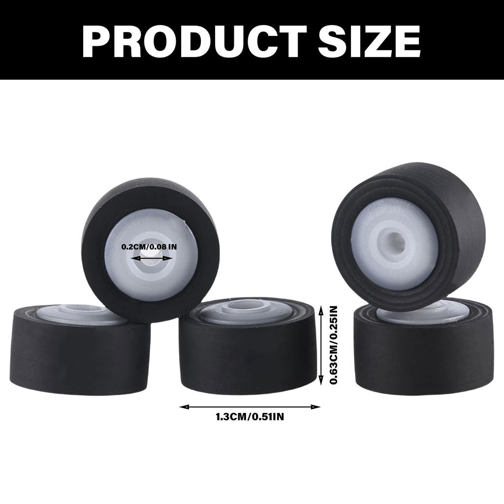 5 шт. кассетный магнитофон прижимной ролик колесо резиновый давление магнитофон ремень шкив набор замена