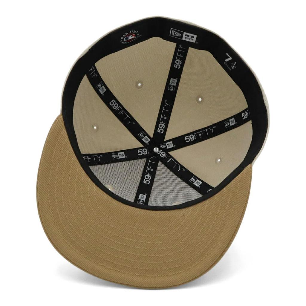 New Era cap 59FIFTY 14666274 NER34C2456 MLB New York Yankees NY White White Beige 7 ONSPOTZ Custom Made Hat Gokyu Fifty Unisex Summer Sunscreen UV