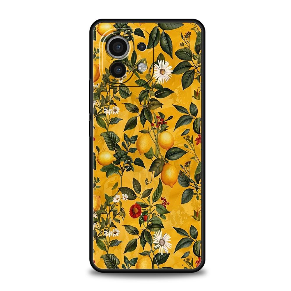 Абстрактные Растения Цветок Чехол для Телефона для Xiaomi Mi 17 Pro Max 15 14 13 12 11 Ultra 15T 14T 13T 12T 11T Pro Lite Мягкий ТПУ Чехлы