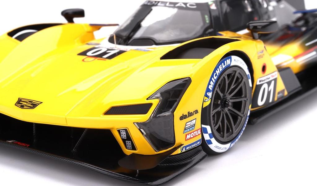 МАКСИМАЛЬНАЯ СКОРОСТЬ Cadillac GTP IMSA 24 часа Дайтоны 3-е место Автомобиль 2023 Chip Ganassi Racing 1/18 V-LMDh #01 (Готовая модель)