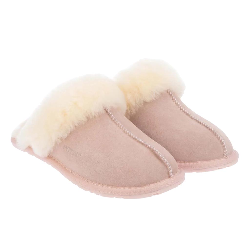 EverAu Womens/Ladies Cow Suede Slippers