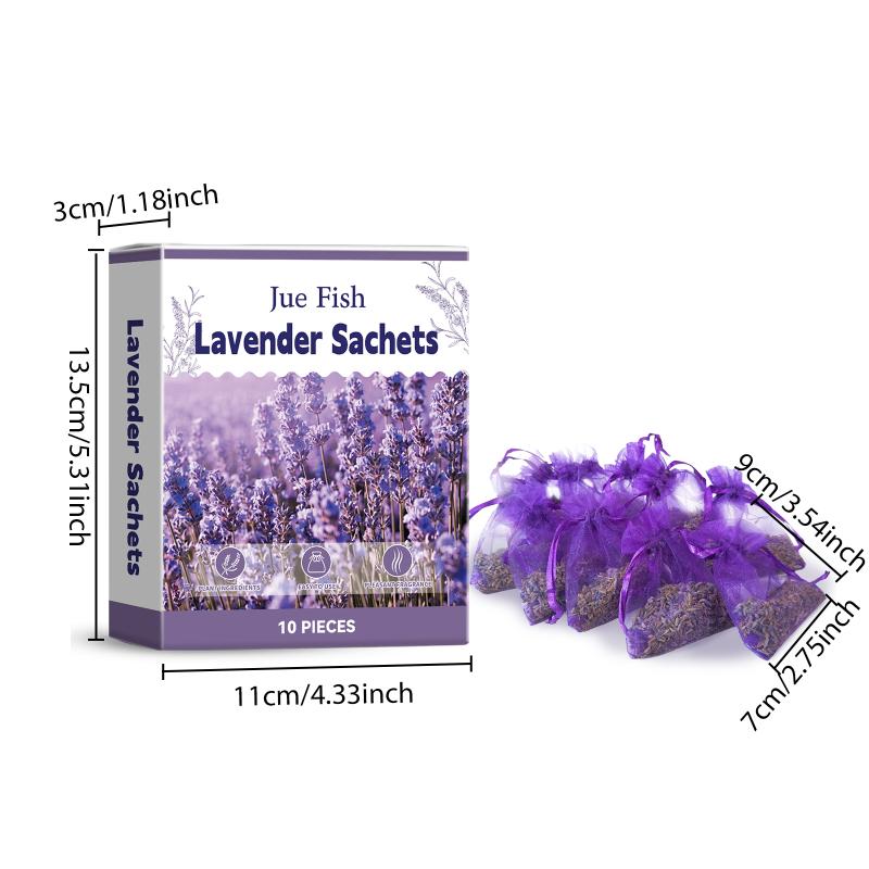 Lavender Dried Bud Flower Sachets Closet Drawer Freshener Scented Home Wardrobe Deodorizer Aromatherapy Natural Fragrance