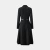 PORTS Women's Elegant Commuter Metal Logo Belted Dress