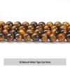 Jingde Jewelry Круглые бусины из тигрового глаза желтого цвета для DIY аксессуаров