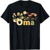 Крутая футболка Oma Бабушка Цветы Oma Бабушка