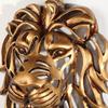1 шт. Большая скульптура головы льва из смолы, настенный декор - Креативное украшение для сада, гостиной и спальни
