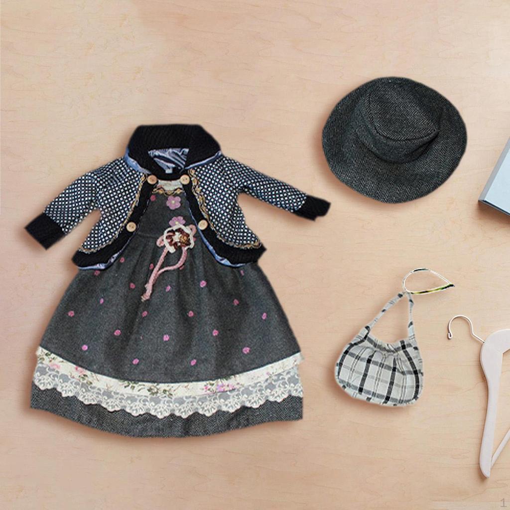 1/3 Керамическая кукла платье костюмы удобный кулон воображение мода одежда наряд