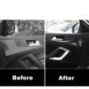 Для Peugeot 308 408 308s 2014-2018 4x нержавеющая сталь салон автомобиля дверная ручка крышка рамка отделка наклейка украшение с логотипом