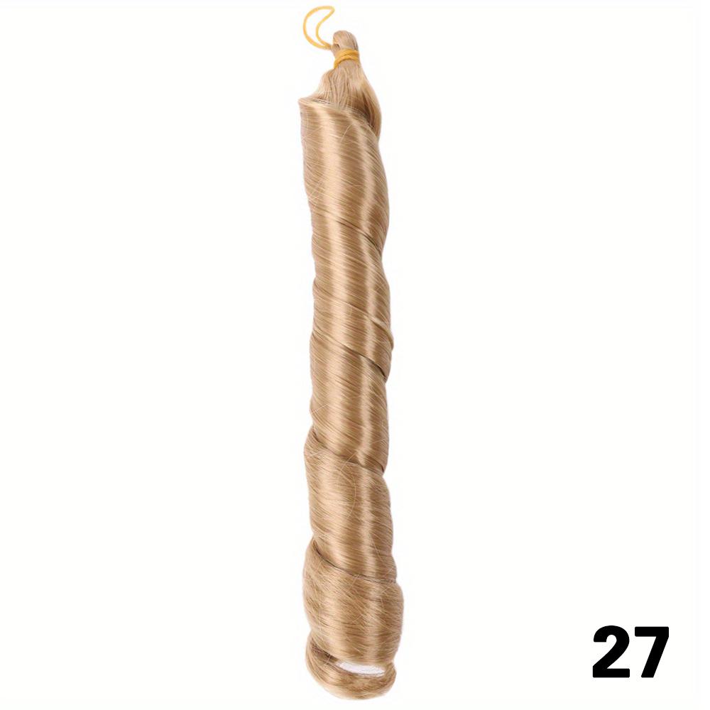 MISS WIG Synthetic French Curly Braiding Hair Extensions Long Loose Braiding Curly Spiral Hair For Women Cosplay Wear