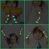 10pcs New Dinosaur Sticker Glow In The Dark Toys Luminous Star Stickers Fluorescent Painting PVC Stickers Toys for Kids Girl Boy