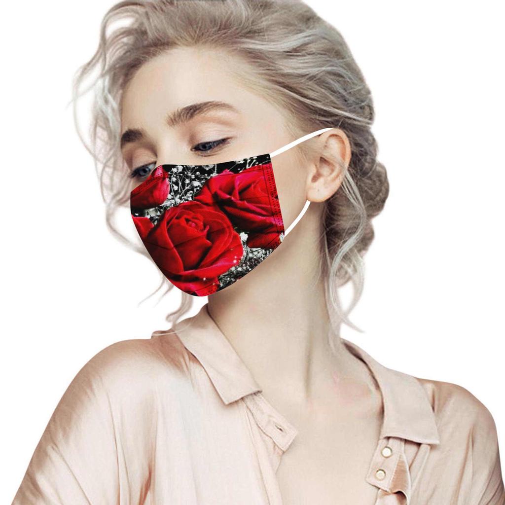 10 шт. трехслойная защитная пыленепроницаемая одноразовая маска с мультяшным принтом для взрослых