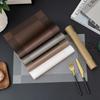 PVC Placemat Four-Corner Box Heat Proof Mat Hotel Restaurant Dining Table Cushion Solid Color Western-Style Placemat