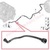 11668513331 Вакуумная трубка Подходит для BMW F52 F45 F46 X1 F48 F49 MINI F54 F55 F56 F57 F60 COOPER S ONE JCW ALL4 B38 B48