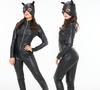 Боди для женщины-кошки из искусственной кожи, кожаный костюм, костюм для кошек [kitamurasyokai] для женщин (L)