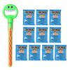 32-Hole Smile Face Bubble Wand Fun Outdoor Toy with Concentrate Packs Bubble Blowing Toy Romantic Bubbles Gift for Bubble Lovers