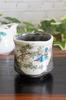Waza No Kura Stylish Kutani Ware Teacup with Kingfisher Ceramic Brand Japanese Made In Perfect As a Birthday 60th 70th 77th 80th 88th or 89th Design,