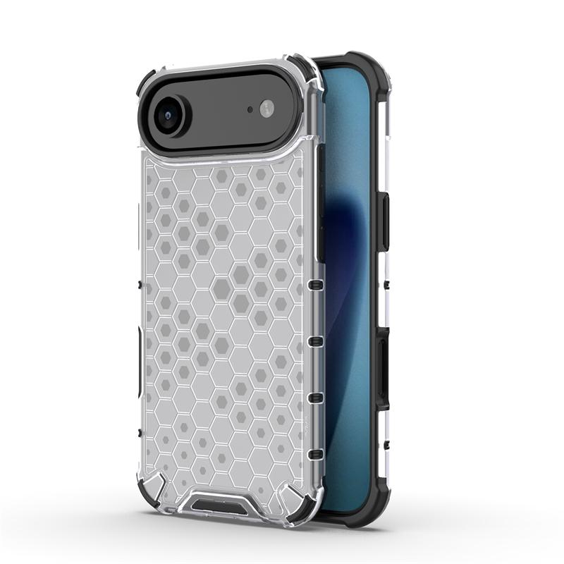 Shockproof Transparent Case For iPhone 17 Air Honeycomb Armor Back Case iPhone 17 Air Case Cover For iPhone 17 Air 17 Pro Max
