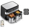 Tefal EY905D Dual Easy Fry & Grill Deep Fryer (EY905D10)
