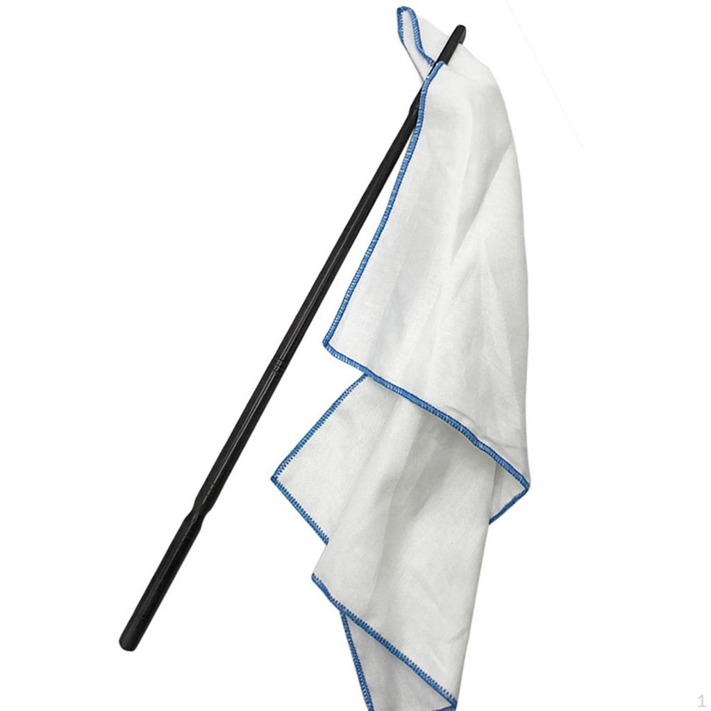 Flute Cleaning Set Rod and Cloth Woodwind Tools Wiping Cleaner Stick for