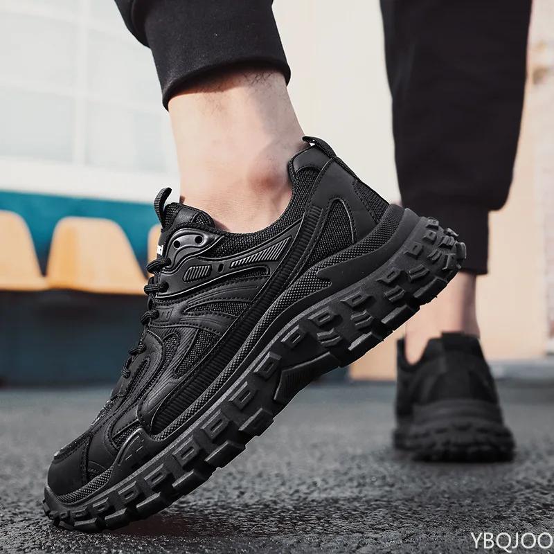 Spring Autumn Men's Sneakers New Trend Mesh Lace Up Comfort Shoes Thick Sole Versatile Sneaker Casual Work Trendy Flat Zapatos