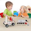 1 набор DIY Newtonian Mechanics Model Vehicle Kit Handmade Wooden Puzzle Acting Force Demonition Car Construction Crafts STEM Science Experiment Toy