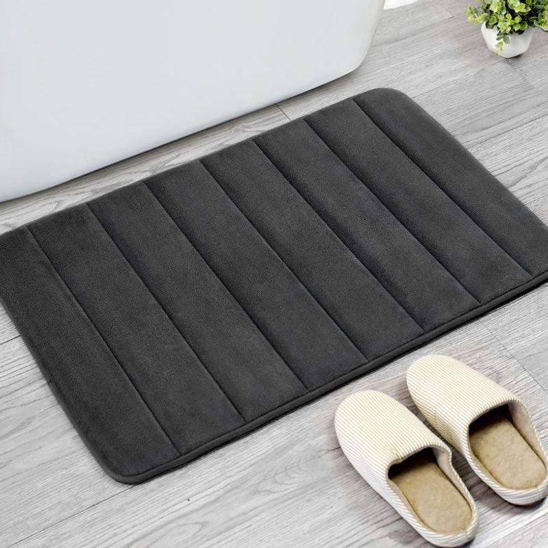 Thick Absorbent Bathroom Mat - Multi-Purpose Floor, Door, and Bedroom Carpet Mat