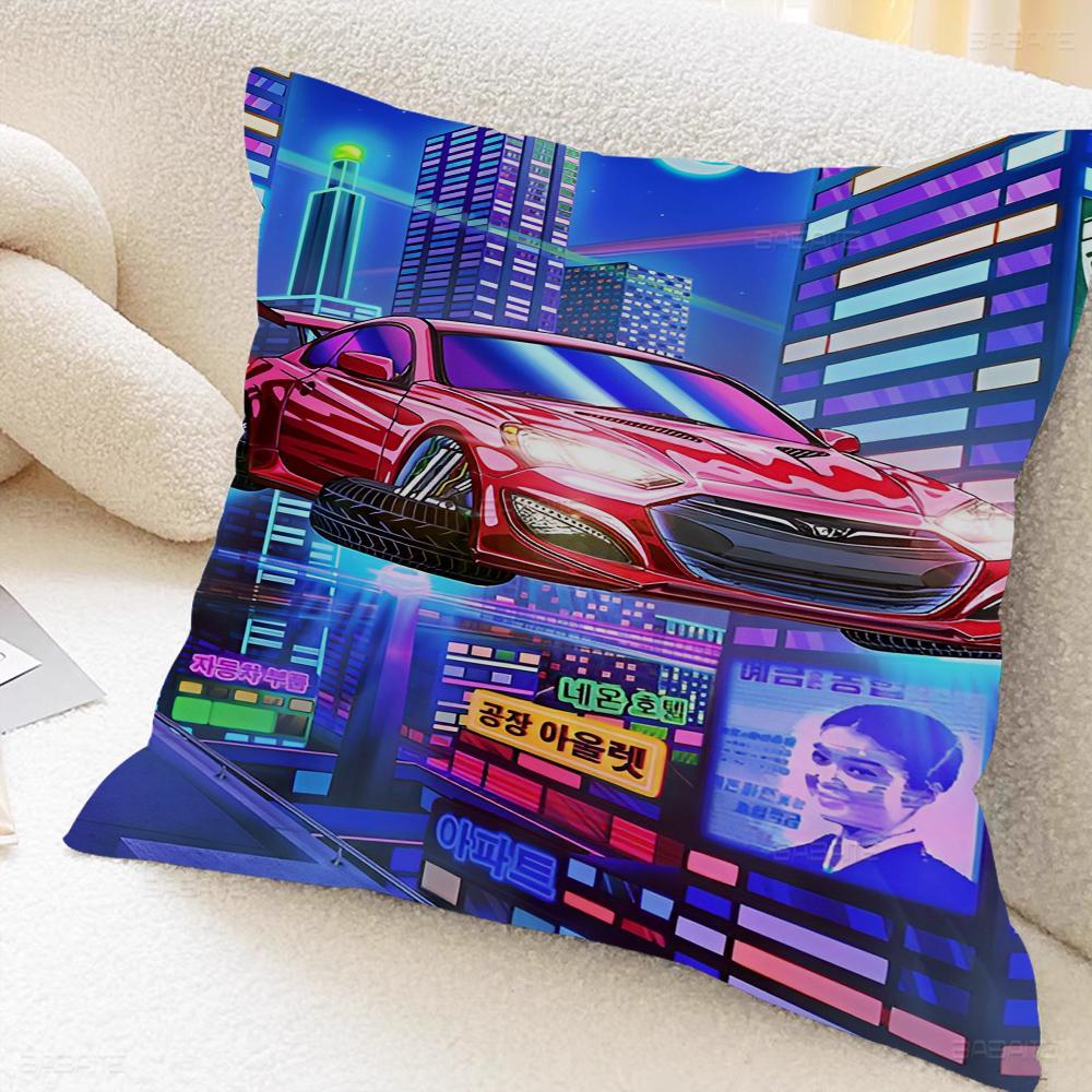 Подушка с принтом Tokyo Street Racing 'Кленовый лист' Декор 'Счастливая осенняя жатва' Праздничный декор Наволочка