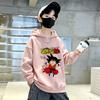 Boys Girls Best-selling Children's Casual Hooded Shirt Pattern Printed Loose Hooded Sweatshirt