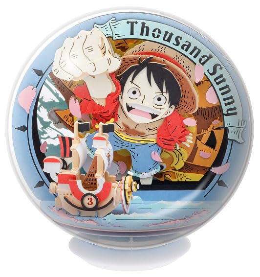 Ensky One Piece Бумажный театр Thousand Sunny В88 x Ш84 x Г84мм Сделано из и силикона -Шар-/PTB-31 Прибл.. бумага, АБС,