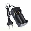 Зарядное устройство для аккумуляторов 18650, 2 слота, USB, независимая зарядка для литиевых аккумуляторов 18650, 14500, 16340, 26650, штепсель EU