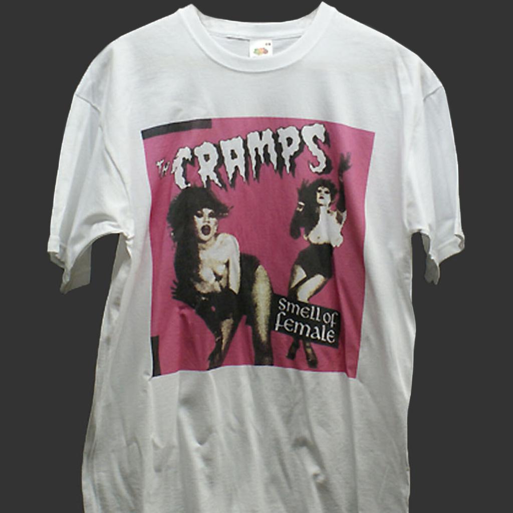 Men's Cotton T-shirt THE CRAMPS PSYCHOBILLY PUNK ROCK T-SHIRT unisex S-3XL